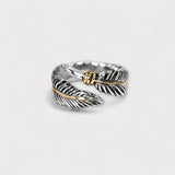 Wrap around Feather Ring