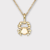 Crab Charm Necklace