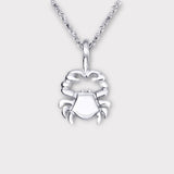 Crab Charm Necklace