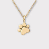 Small Paw Charm Necklace