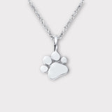 Small Paw Charm Necklace