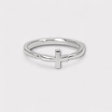 Petite Cross Ring
