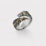 Wrap around Feather Ring
